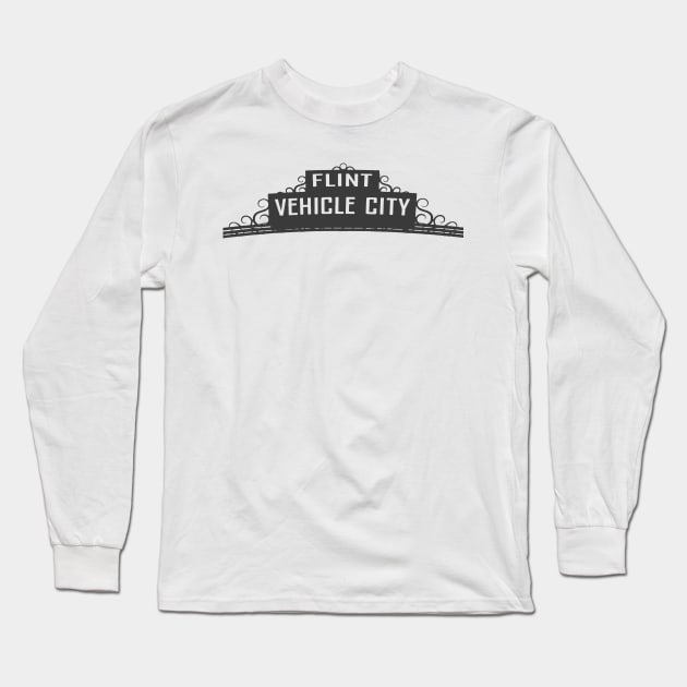 Flint. Vehicle City. Long Sleeve T-Shirt by MrPila